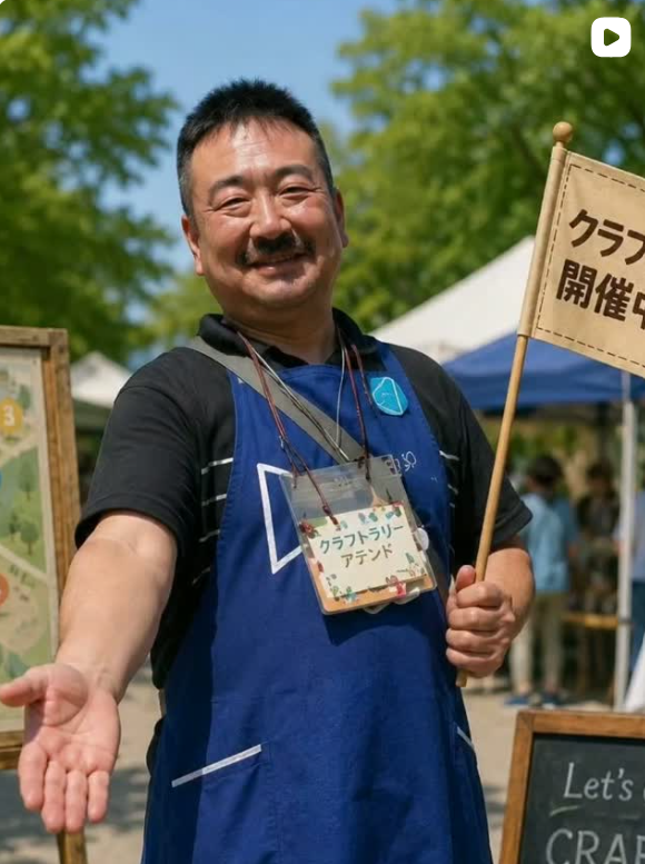 クラフトラリーのアテンド